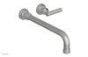 DUSTRIE Single Handle Wall Lavatory Set - 12" Spout - Knurled 371-16-12