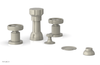 DUSTRIE - Four Hole Bidet Set - Cross Handles - Knurled 371-60