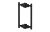 Dustrie - 8" Double Sided Shower Pull 371-93-08