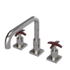 Rubinet Widespread Kitchen Set with Genesis Spout Polished Nickel