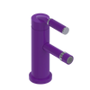 Rubinet Single Control Bidet Fitting (less drain) Purple Haze