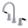 Rubinet Widespread Lav. Set. (less drain) Matt White
