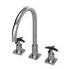 Rubinet Widespread Kitchen Set Polished Nickel