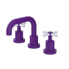 Rubinet Widespread Lav. Set. (less drain) Purple Haze
