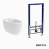 Bocchi Milano Wall-mounted Bidet Set with Geberit Carrier