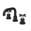Rubinet Widespread Lav. Set. (less drain) Matt Black