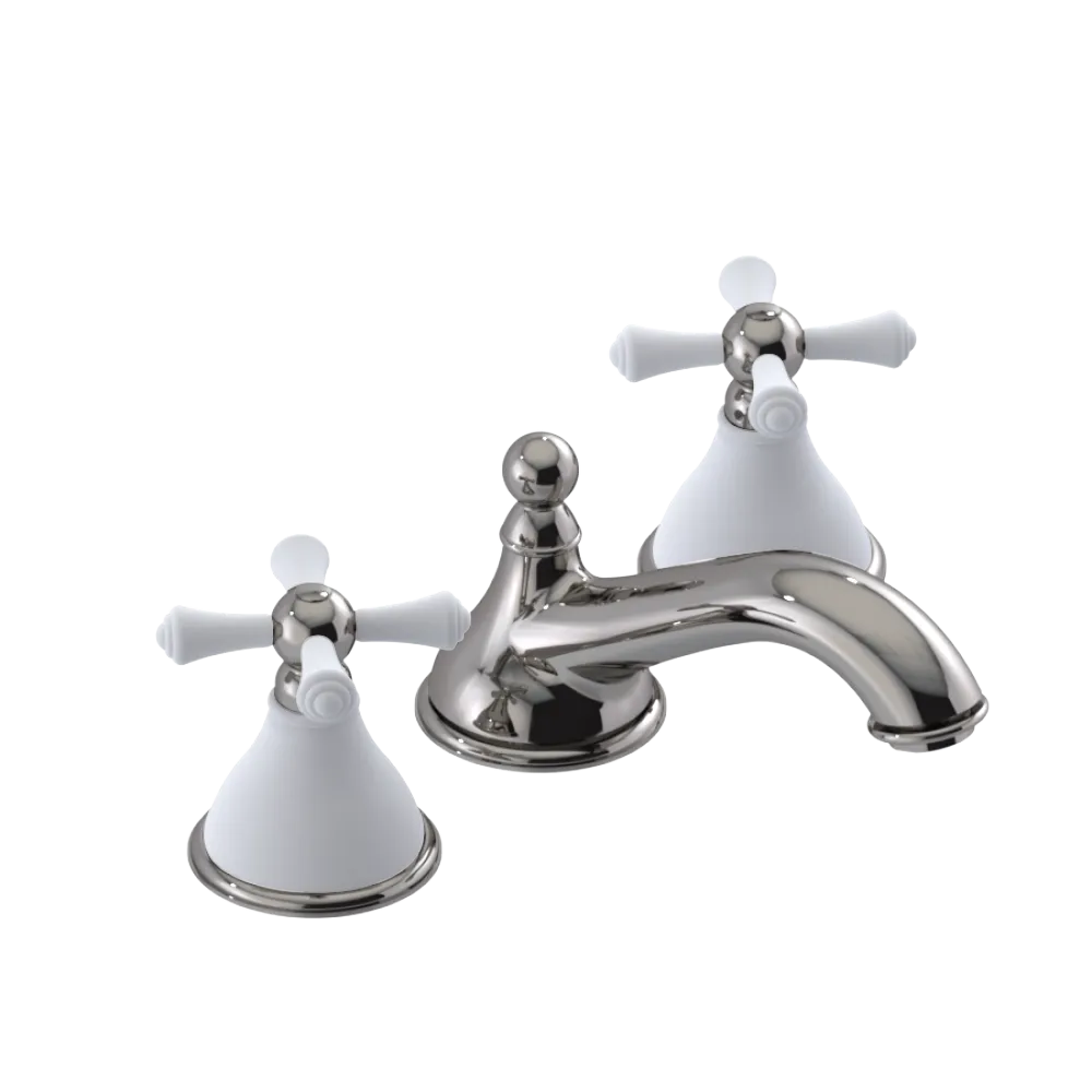Rubinet Widespread Lav. Set. (less drain) Polished Nickel