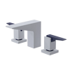 Rubinet Widespread Lav. Set. (less drain) White