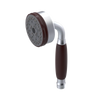 Rubinet 3 Function Hand Held Shower Only Satin Chrome