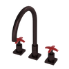 Rubinet Widespread Kitchen Set Oil Rubbed Bronze