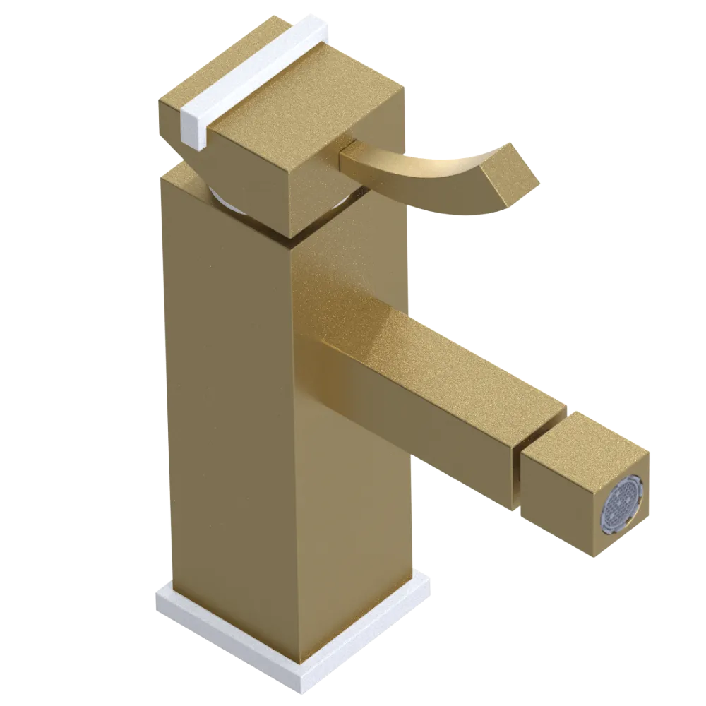 Rubinet Single Control Bidet Fitting (less drain) Satin Brass
