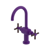 Rubinet Single Hole Dual Handle Lav. Set with LaSalle Spout (less drain) Purple Haze