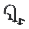 Rubinet Widespread Lav. Set. (less drain) Matt Black