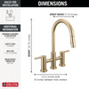 Delta Nicoli Pull-Down Bridge