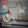 Delta Nicoli Pull-Down Bridge