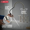 Delta Nicoli Pull-Down Bridge