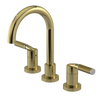 Rubinet Widespread Lav. Set. (less drain) Natural Brass