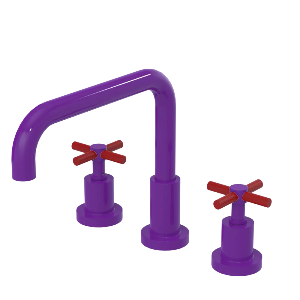 Rubinet Widespread Kitchen Set Purple Haze