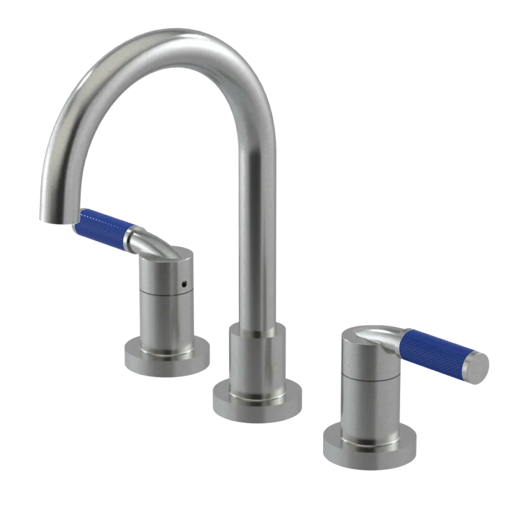 Rubinet Widespread Lav. Set. (less drain) Satin Nickel