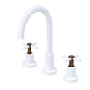 Rubinet Widespread Kitchen Set with LaSalle Spout White