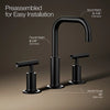 Purist® Widespread bathroom sink faucet with Lever handles, 1.2 gpm