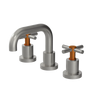 Rubinet Widespread Lav. Set. (less drain) Satin Nickel