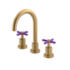 Rubinet Widespread Lav. Set. (less drain) Satin Gold