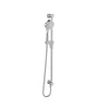 Baril 3-spray sliding shower bar with built-in supply elbow