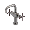 Rubinet Single Hole Dual Handle Lav. Set. (less drain) Polished Nickel