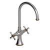Rubinet Two Handle Single Hole Kitchen Set Polished Nickel