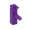 Rubinet Single Control Bidet Fitting (less drain) Purple Haze