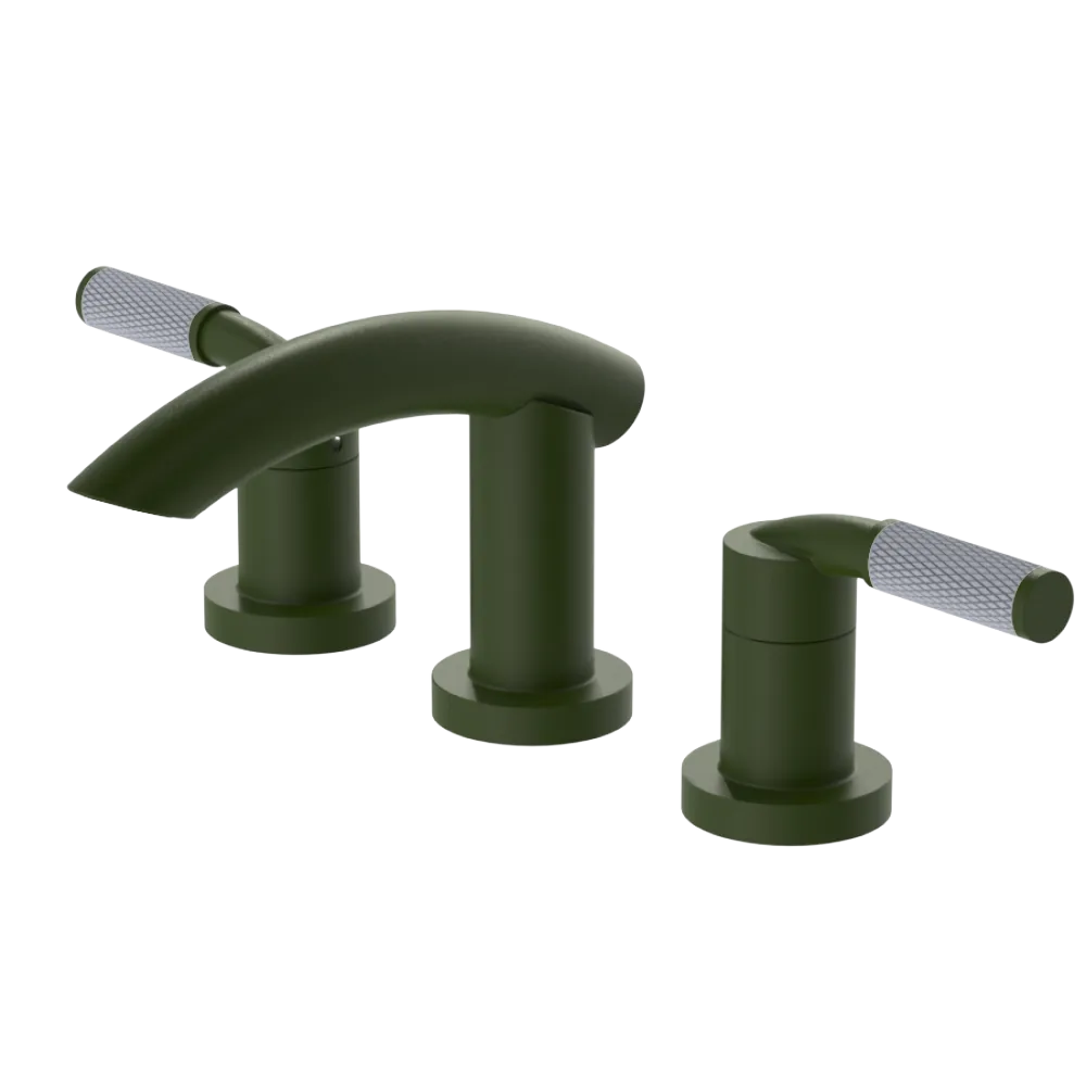 Rubinet Widespread Lav. Set. (less drain) Green Envy