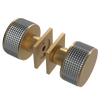 Rubinet Shower Door Knob (set) Satin Gold