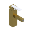 Rubinet Single Control Bidet Fitting (less drain) Antique Brass Matt