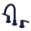 Rubinet Widespread Lav set (less drain) Midnight Blue