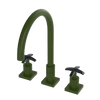 Rubinet Widespread Kitchen Set Green Envy