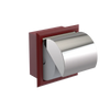 Rubinet RECESSED TOILET PAPER HOLDER Maroon