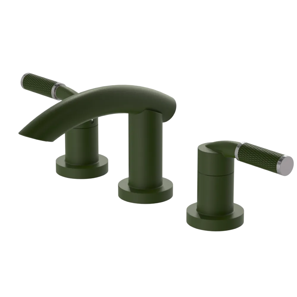 Rubinet Widespread Lav. Set. (less drain) Green Envy