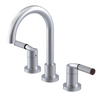 Rubinet Widespread Lav. Set. (less drain) Satin Chrome