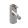 Rubinet Single Control Bidet Fitting (less drain) Polished Nickel