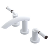 Rubinet Widespread Lav. Set. (less drain) Matt White