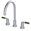 Rubinet Widespread Kitchen Set Satin Chrome