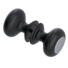 Rubinet Shower Door Knob (set) Matt Black