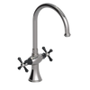 Rubinet Two Handle Single Hole Kitchen Set Polished Nickel