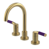 Rubinet Widespread Lav. Set. (less drain) Satin Brass