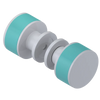 Rubinet Shower Door Knob (set) White