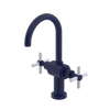Rubinet Single Hole Dual Handle Lav. Set with LaSalle Spout (less drain) Midnight Blue