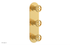 DUSTRIE - Thermostatic Valve with Two Volume Control - Grooved 4-620