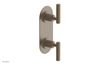 DUSTRIE - Thermostatic Valve with Volume Control or Diverter - Knurled 4-623