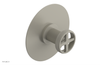 DUSTRIE - Pressure Balance Shower Plate & Handle Trim - Grooved 4-626